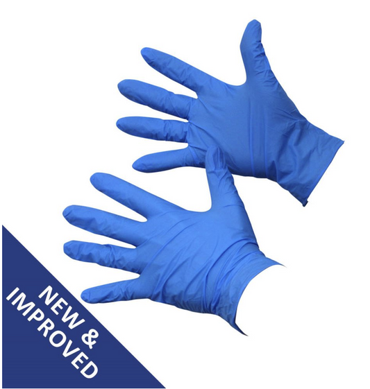 gloveman disposable blue nitrile