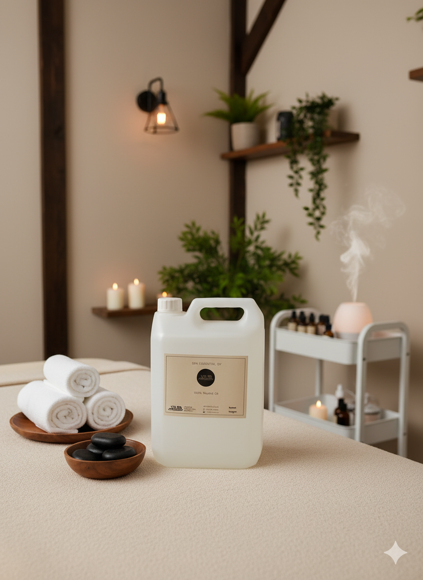 White Mineral Carrier Massage Oil